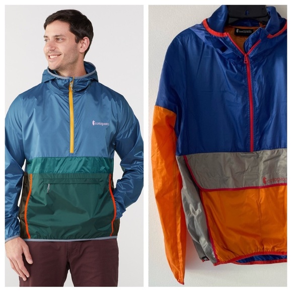 Cotopaxi Teca half zip packable hooded windbreaker jacket 27109 - Picture 1 of 7